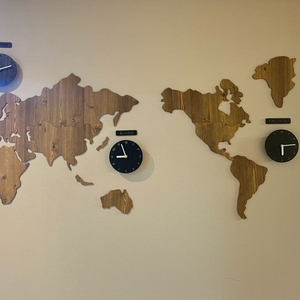 세계지도 액자 인테리어DIY 벽시계