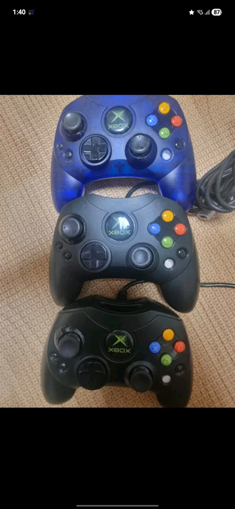 오리지널 XBOX 구엑박 컨트롤러 게임패드 이미지