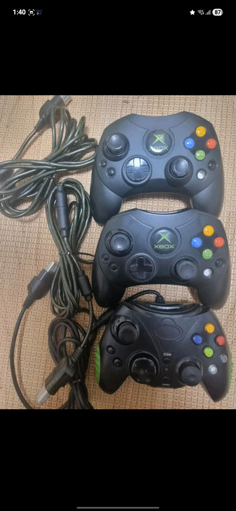 오리지널 XBOX 구엑박 컨트롤러 게임패드 이미지