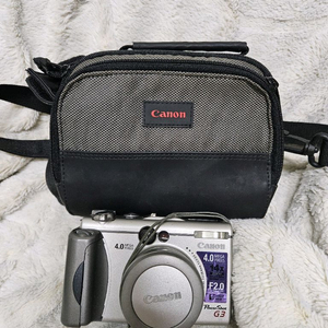 캐논 PowerShot G3 디카 + 정품 가방 디지털카메라 이미지
