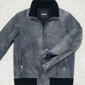 알레그리 천연 양가죽 스웨이드 자켓 판매해요 이미지