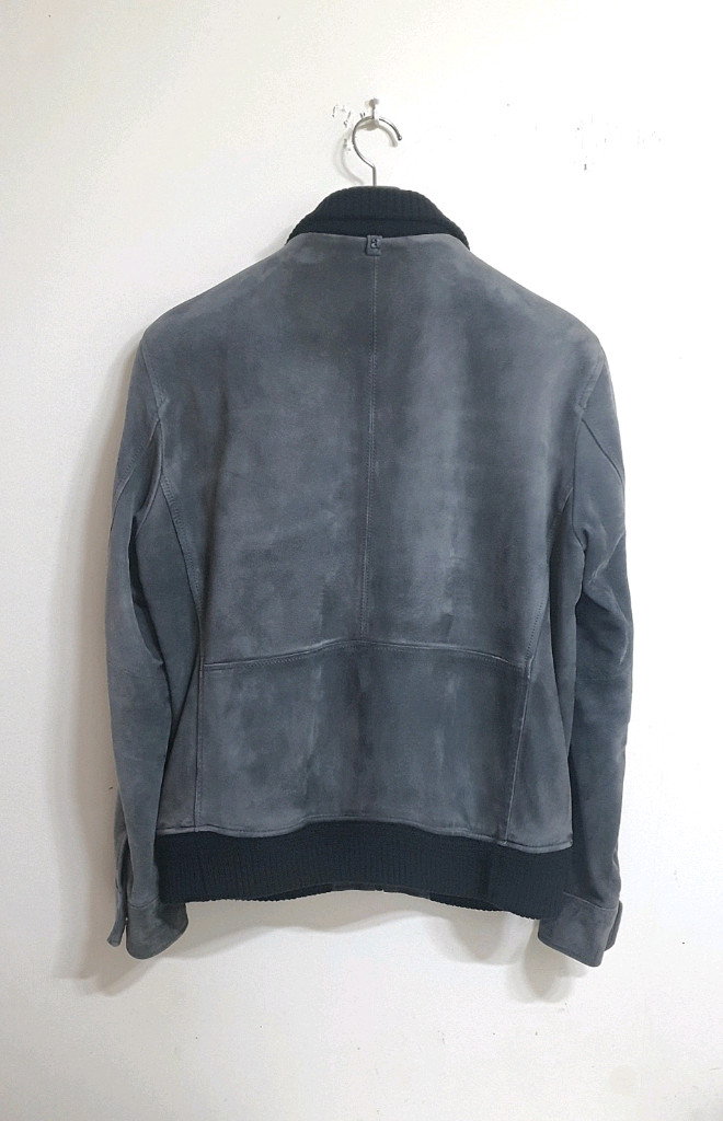 알레그리 천연 양가죽 스웨이드 자켓 판매해요 이미지