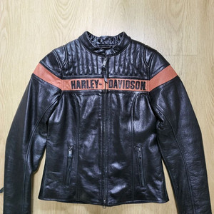 (여자)할리데이비슨 가죽자켓 (정품)입니다. 이미지