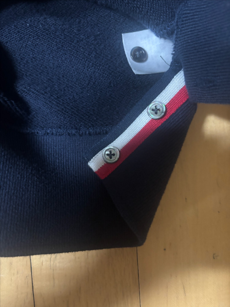 톰브라운 사선완장 맨투맨 네이비--8