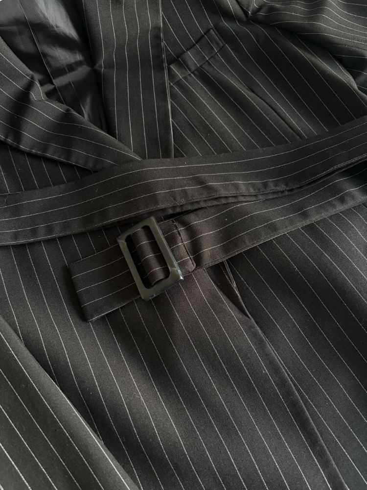 미쏘 스트라이프 자켓 블랙--1