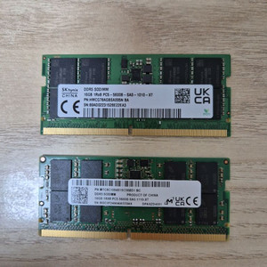 노트북용 RAM DDR5 16GB 5600MHz (x2, 32GB)