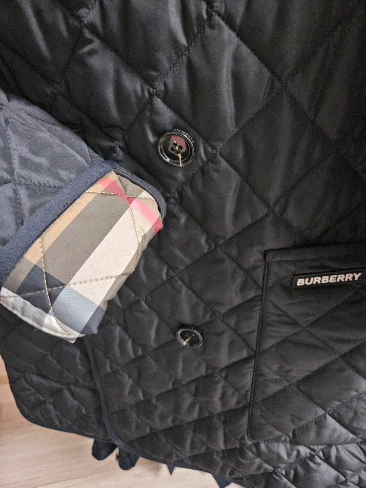 버버리 뉴타이팅 퀼팅자켓 S 정품--2