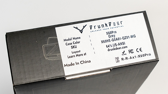 드렁크디어 DrunkDeer X60HE 8K 알루미늄 래피드트리거 게이밍 키보드 이미지