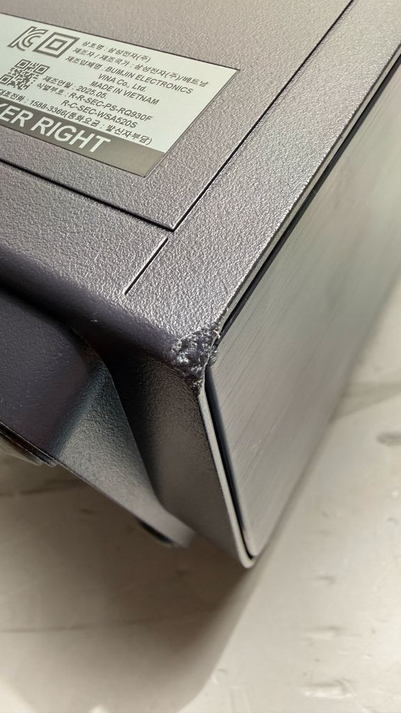 삼성 Q930F 사운드바에 포함된 서라운드 스피커 +서브우퍼+리어스피커 스탠드--2