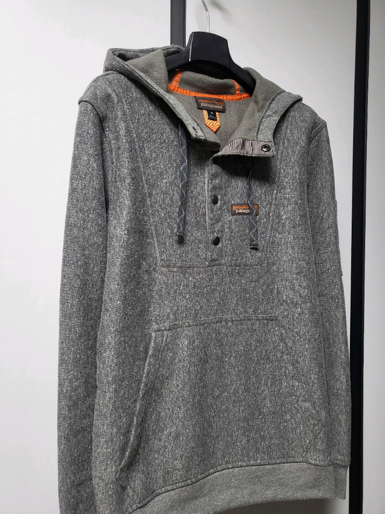 파타고니아 기모 후드 맨투맨--4