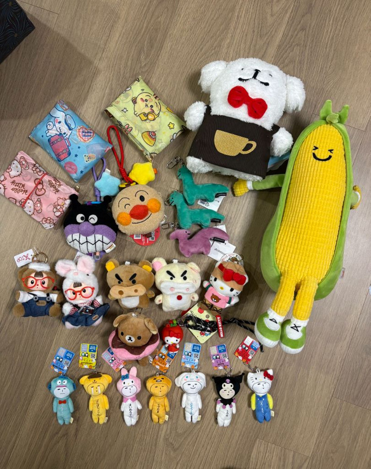 캐릭터 인형 및 키링 산리오 유키오 부리부리 리락쿠마 이미지