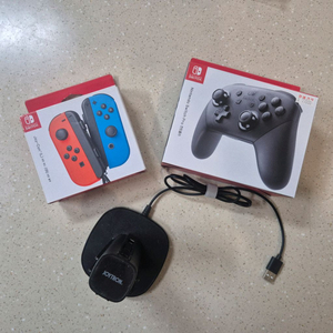 닌텐도스위치 정품 조이콘 및 프로콘 이미지