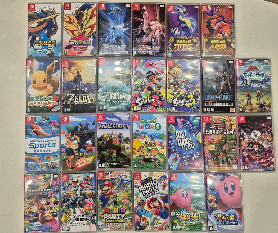 닌텐도스위치 정품 조이콘 및 프로콘 이미지