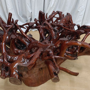 거실탁자 거실테이블 소파테이블 괴목 나무뿌리테이블 이미지