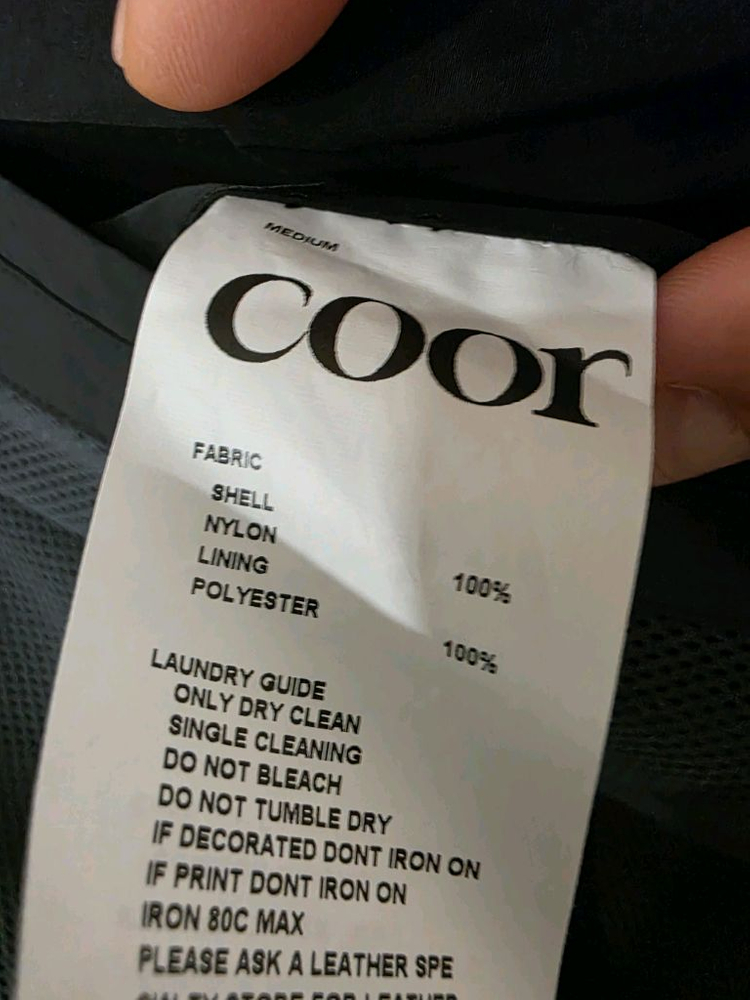 쿠어 스탠드 카라 MA-1 봄버 (블랙) M사이즈 판매 이미지