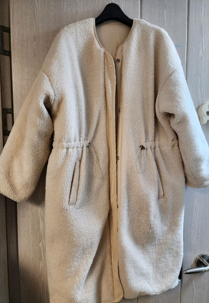 랩 브랜드_리버시블 패딩 뽀글이코트 F 이미지