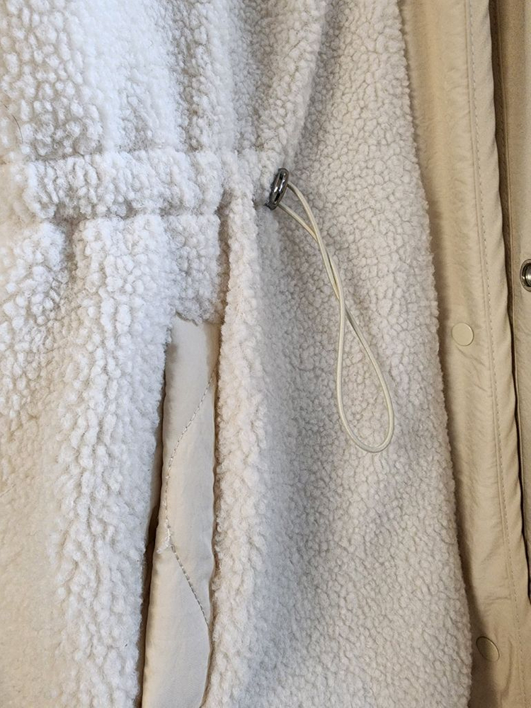 랩 브랜드_리버시블 패딩 뽀글이코트 F 이미지