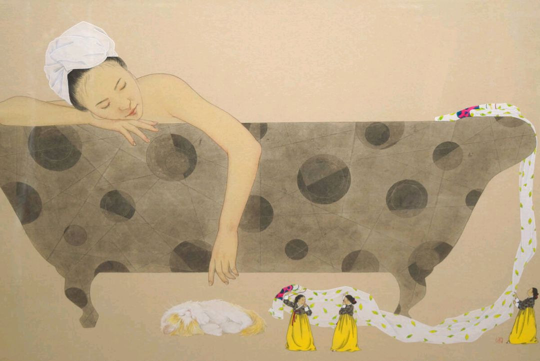 개미요정 신선미 작가 동양화 [지킴이-1] 이미지