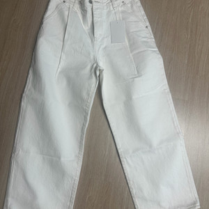 블랭크룸 와이드 데님 팬츠 pure white 새상품