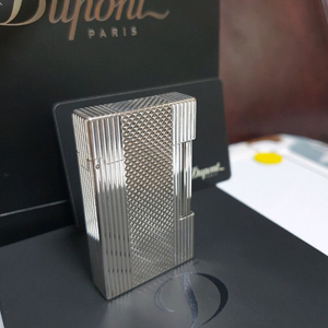 [새상품,풀세트] 듀퐁라이터 라인2 ca16930 실버 듀퐁 라이타 이미지