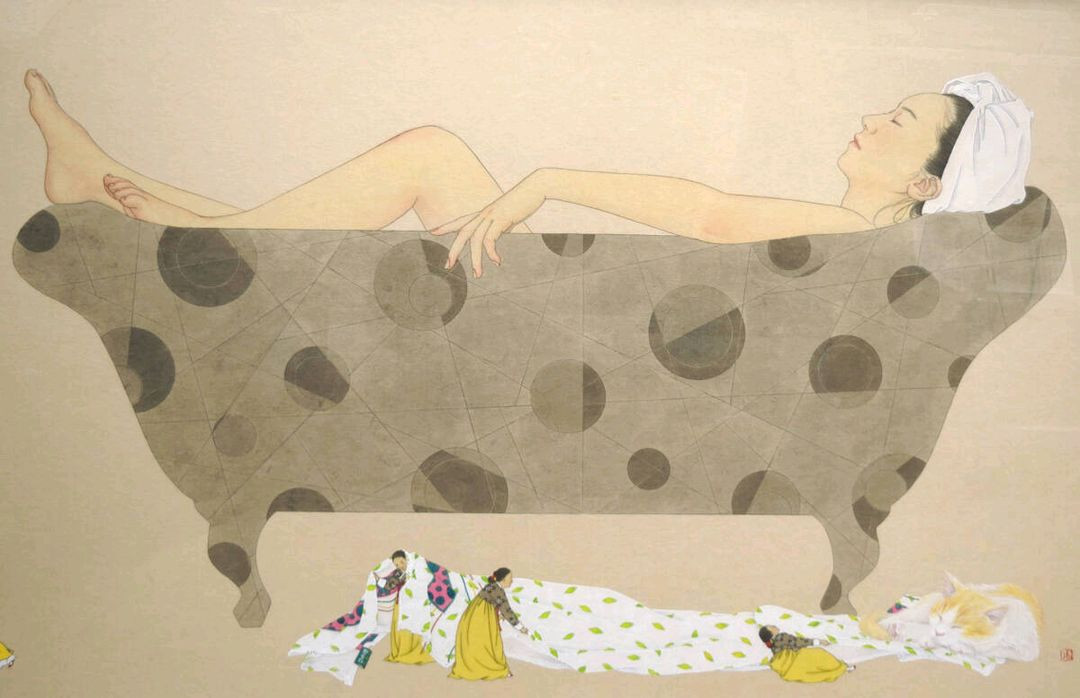 개미요정 신선미 작가 동양화 [지킴이-2] 이미지