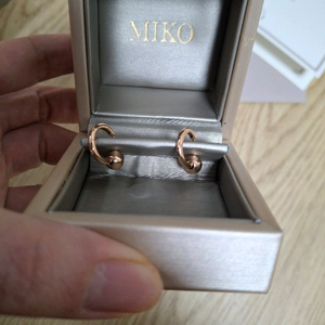 미꼬 머머링 귀걸이 이어링 18k 로즈골드(디디에두보 스톤헨지 골든듀 제이에스티나 부쉐론 까르띠에 이미지