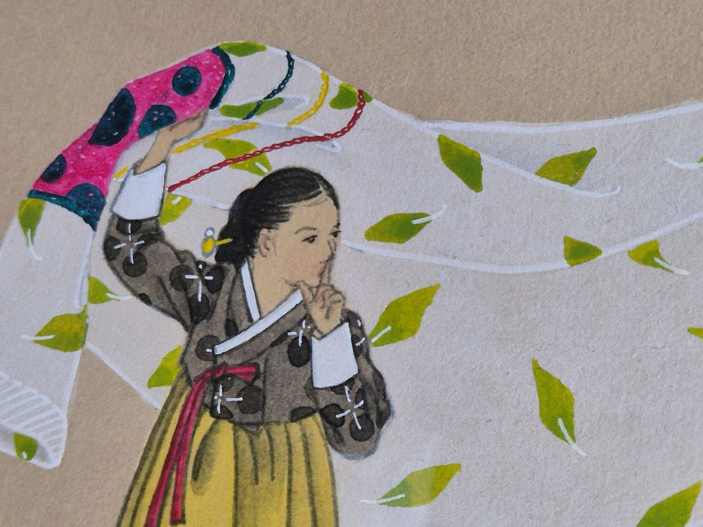 개미요정 신선미 작가 동양화 [지킴이-1] 이미지