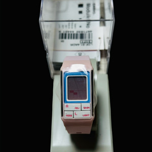 카시오 카시오 디지털 쿼츠 Dual Time Alarm 핑크색 손목시계 새 제품입니다