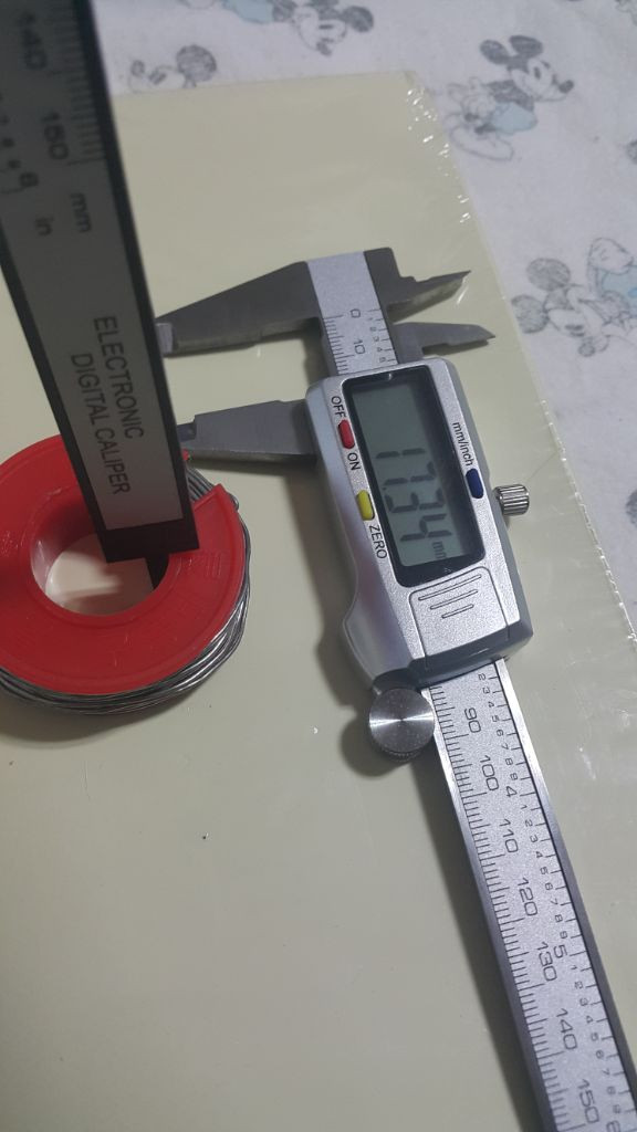 디지털 버니어 캘리퍼스 스텐질 눈금자 150mm 측정 이미지