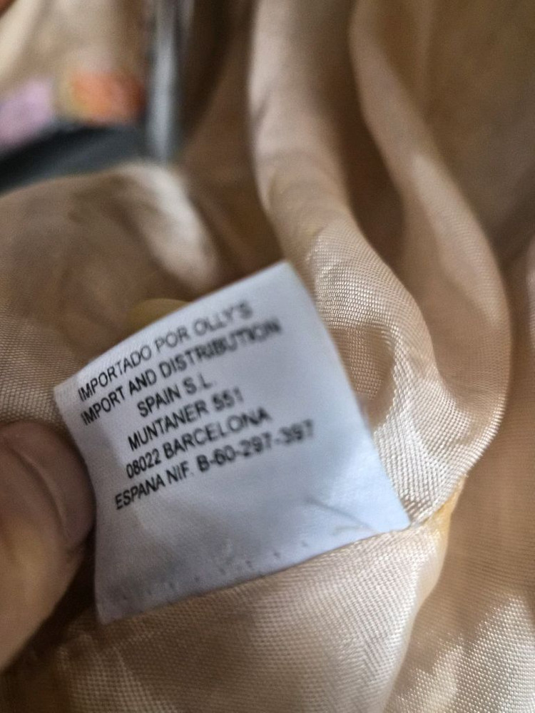 오일릴리(Oilily) 유니크 플라워 패턴 트렌치코트--7