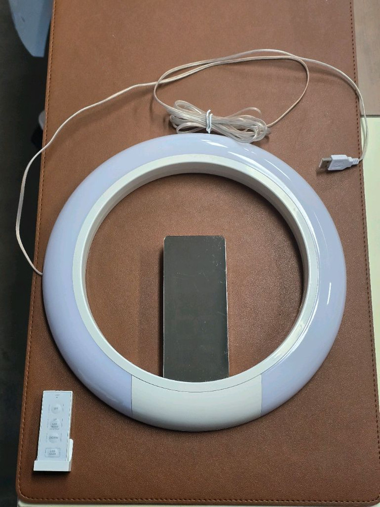 (무료배송)무아스 LED무드등 듀얼미러클락(조명시계 무소음 디지털 벽시계) 이미지