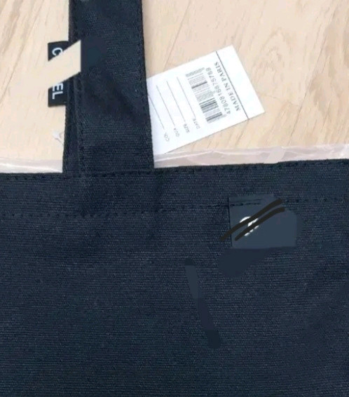 ** CC 로고가 있는 캔버스 에코백(새상품) 이미지