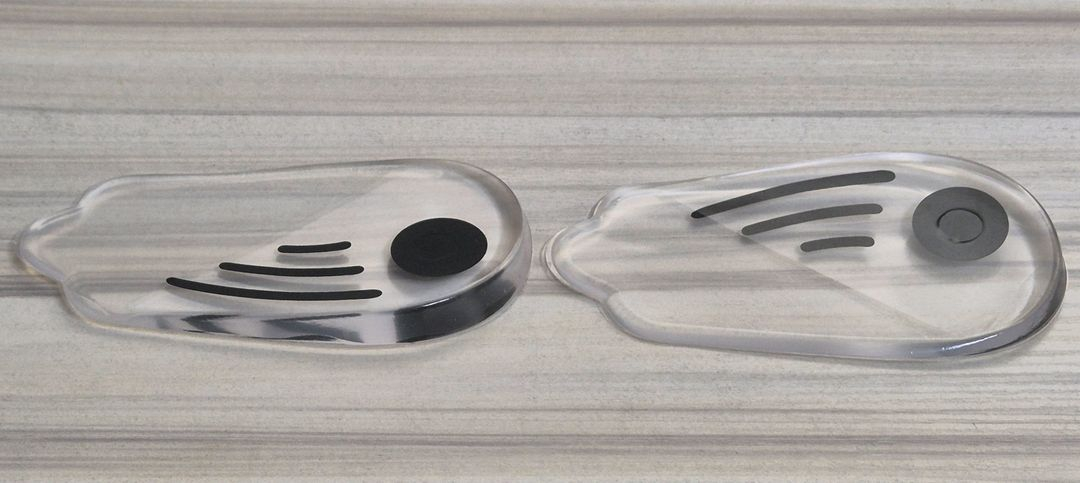 실리콘 자석 젤 반 깔창 뒤꿈치 오다리 인솔 새상품--2