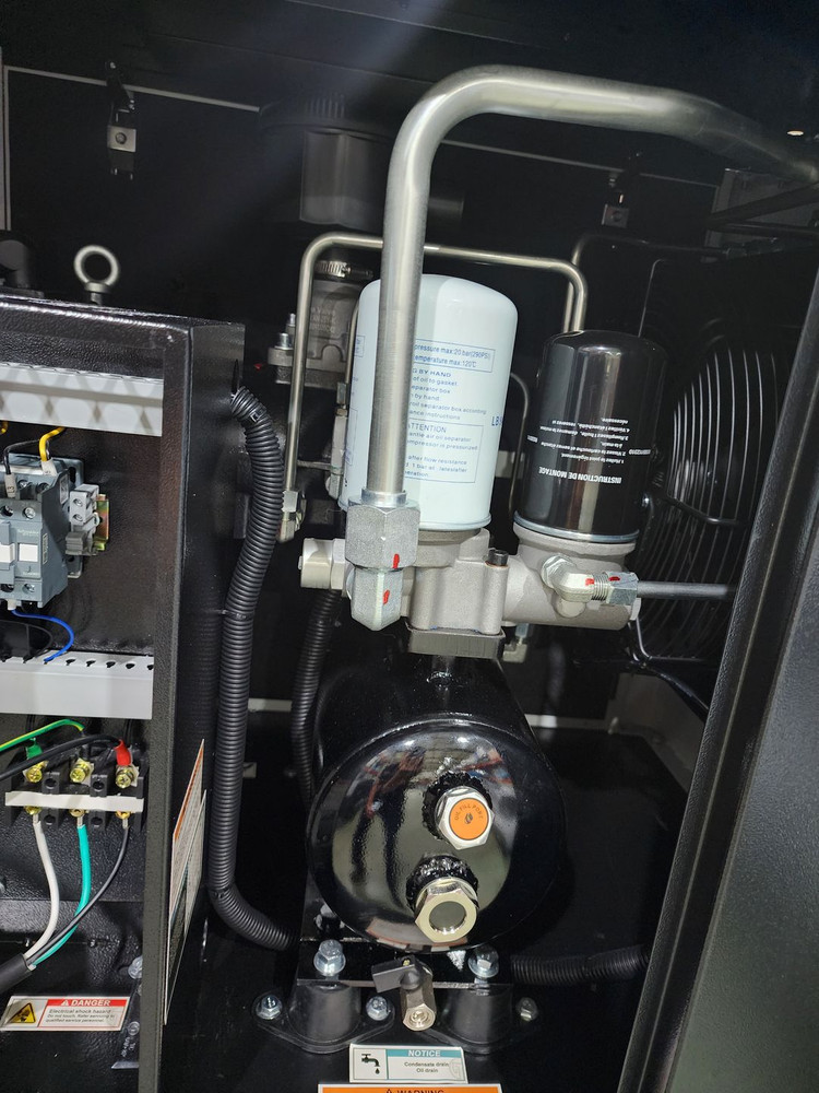 단상10마력 500리터 220v스크류 콤프레샤 올인원--4