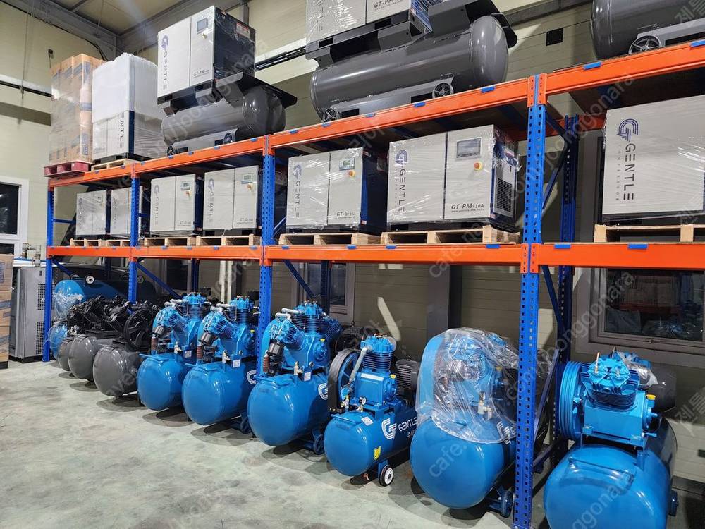 중고 중고압 5마력 400리터 콤프레샤 카센타 정비소용--7