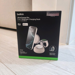 벨킨 3in1 아이폰,애플워치,에어팟 무선충전스탠드 미개봉