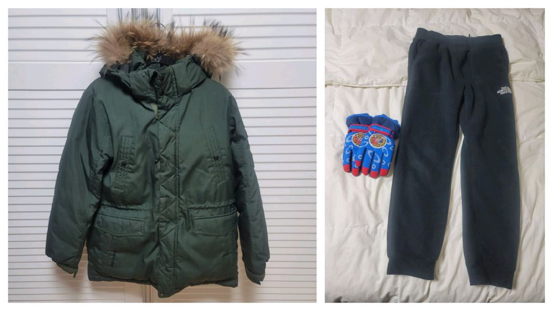 블랙야크키즈 오리털패딩점퍼(해리다운자켓),노스페이스 솜털바지 서비스--2