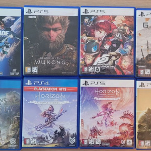 PS5 게임 타이틀 모음 이미지