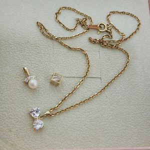 세트)18k 목걸이줄 이미지