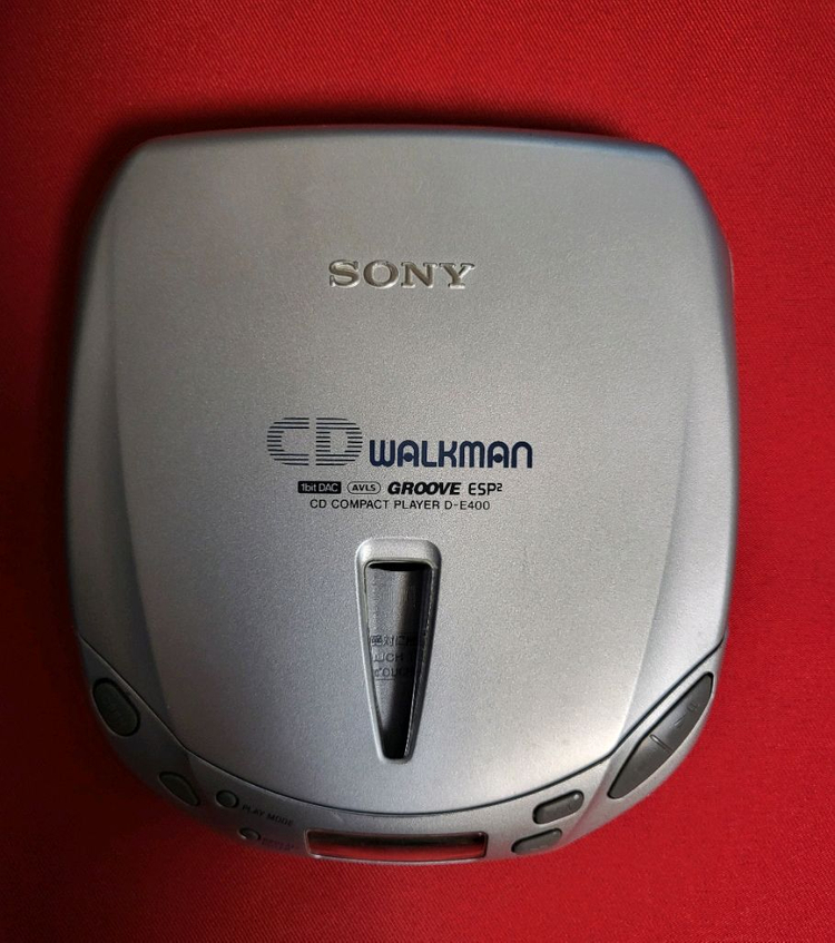 소니 디스크맨 D-E400 CDWALKMAN 깨끗한 풀세트 정상작동품 이미지
