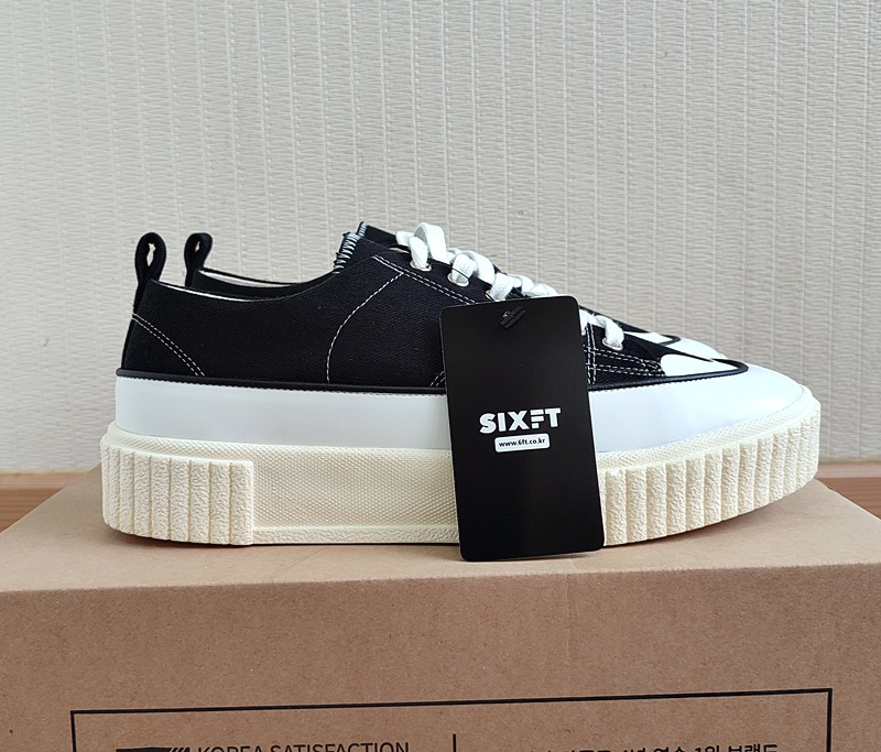 식스핏255 남성캔버스화 키높이 운동화 남성신발 새상품 이미지