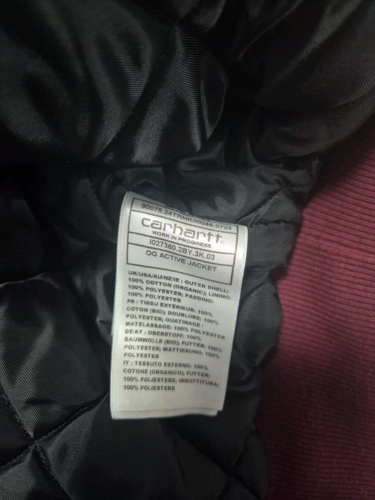 칼하트 WIP OG 액티브 자켓 말벡 이미지