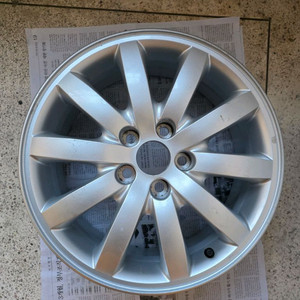 구형 에쿠스/순정17인치/10발 실버휠/중고 1개/개인/팝니다. 이미지