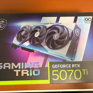msi 5070ti 트리오 플러스 팝니다