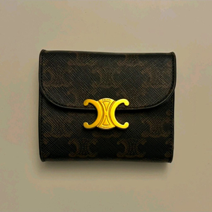 셀린느 트리옹프 캔버스 스몰 플랩 반지갑 이미지