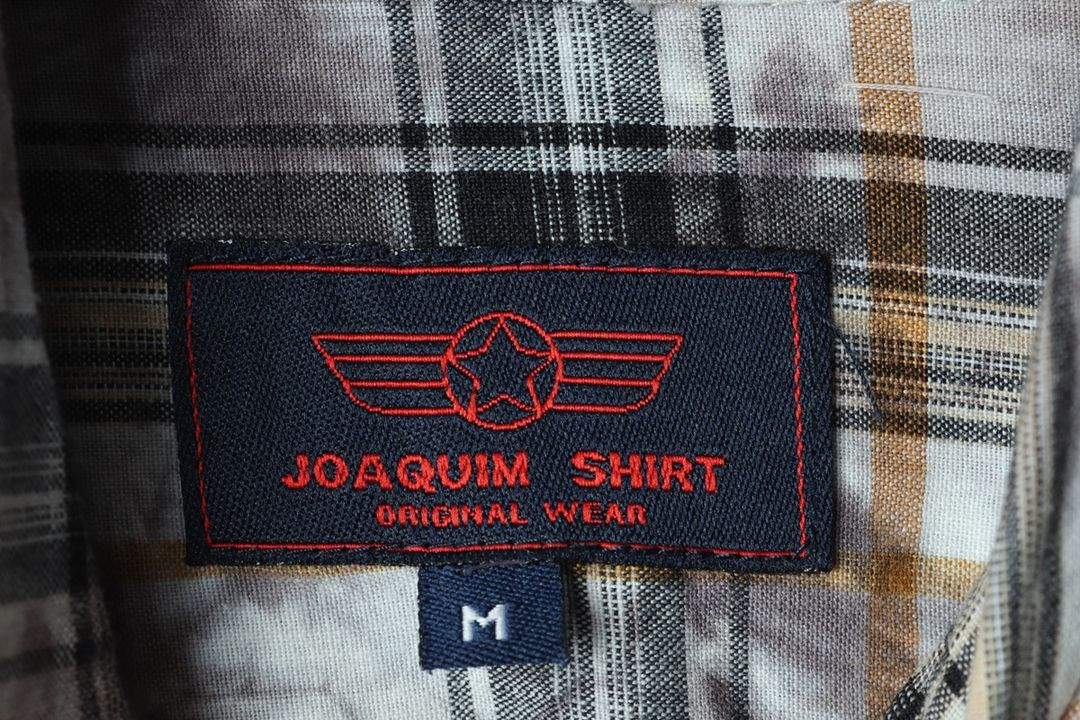 (M) 브랜드빈티지 셔츠 남방 체크 타이다이 아메카지 이미지