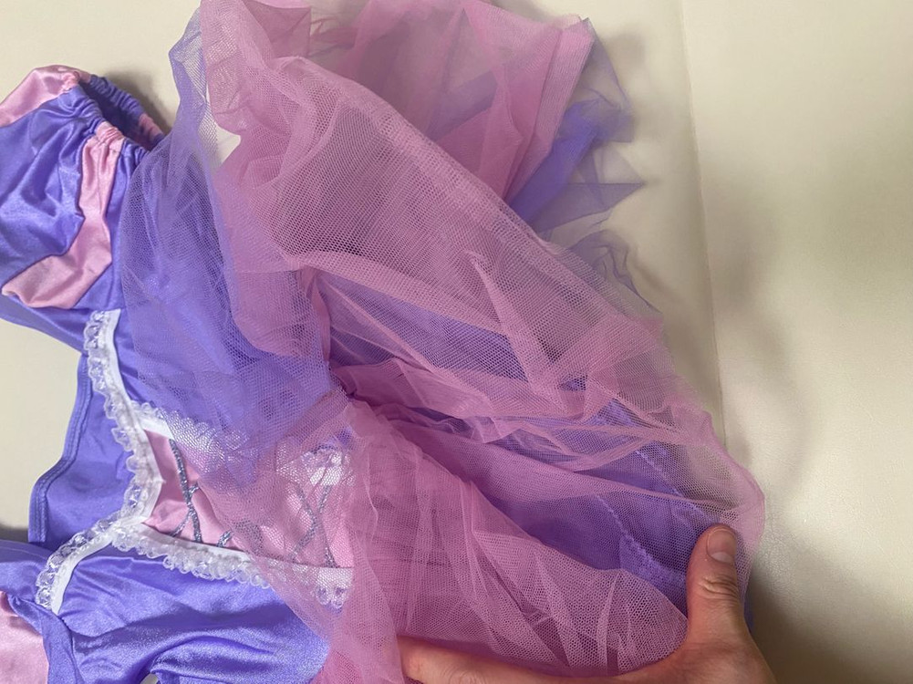 1회 착용) 도미니크 유아 라푼젤 튜튜 발레복 m사이즈--4