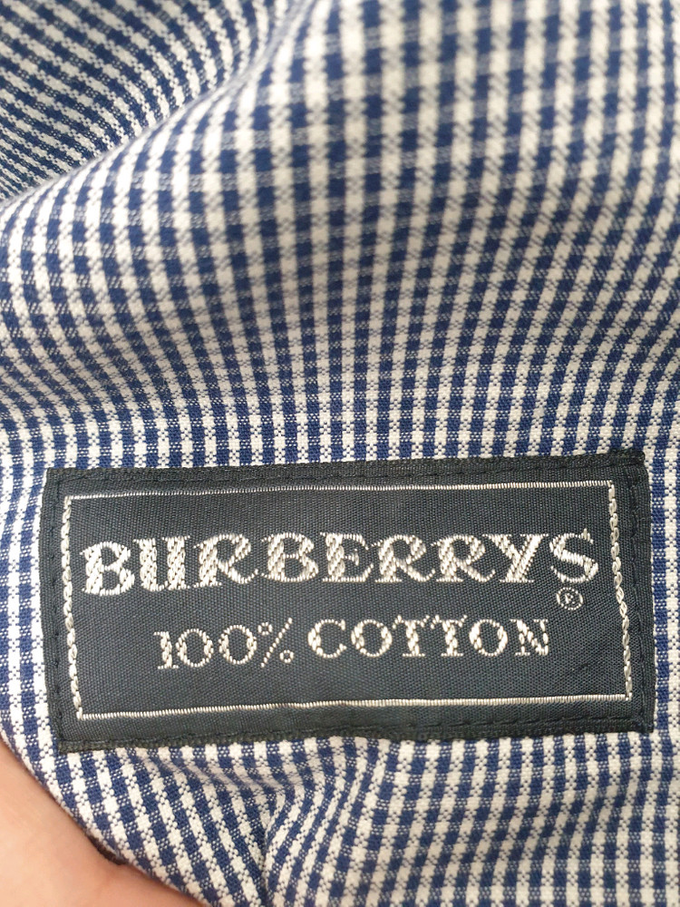 버버리 체크 블레이져 (55-66)--4