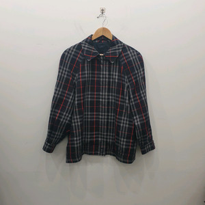 버버리 노바체크 집업 자켓 (66-77)