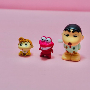 짱구 태엽 장난감 고전완구 짱아 피규어 세트 이미지